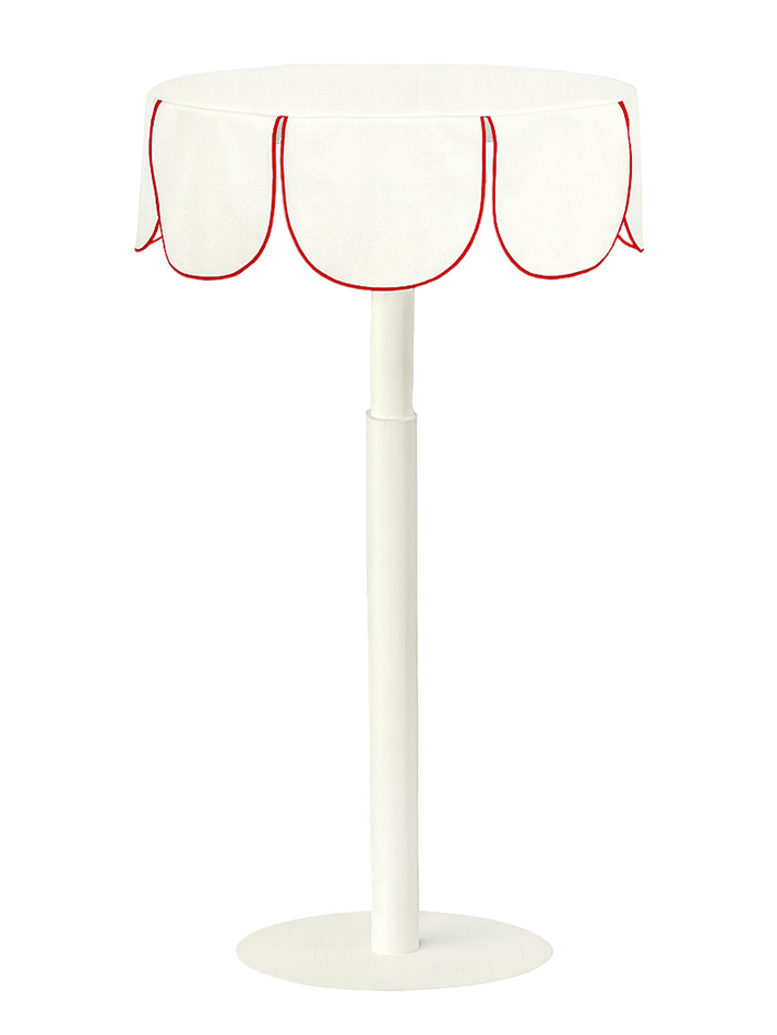 Стол "Да,капитан" Твист Круглый, рафаэлло +  Млечный путь, велюр 